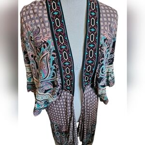 Flyiny Tomatos Embroidered Kimono Size XS.